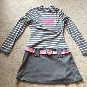 Girls size 14/16 valentines heart dress.